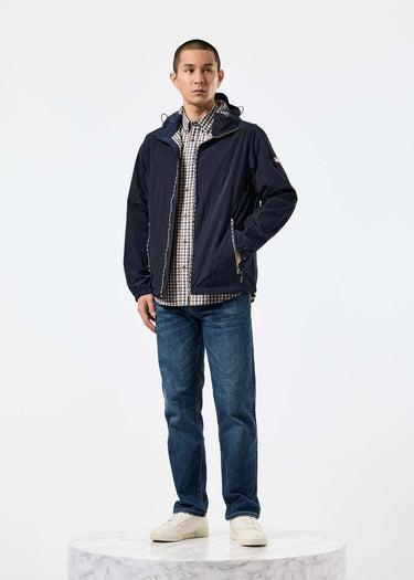 Weekend Offender Jassen Campania check - navy