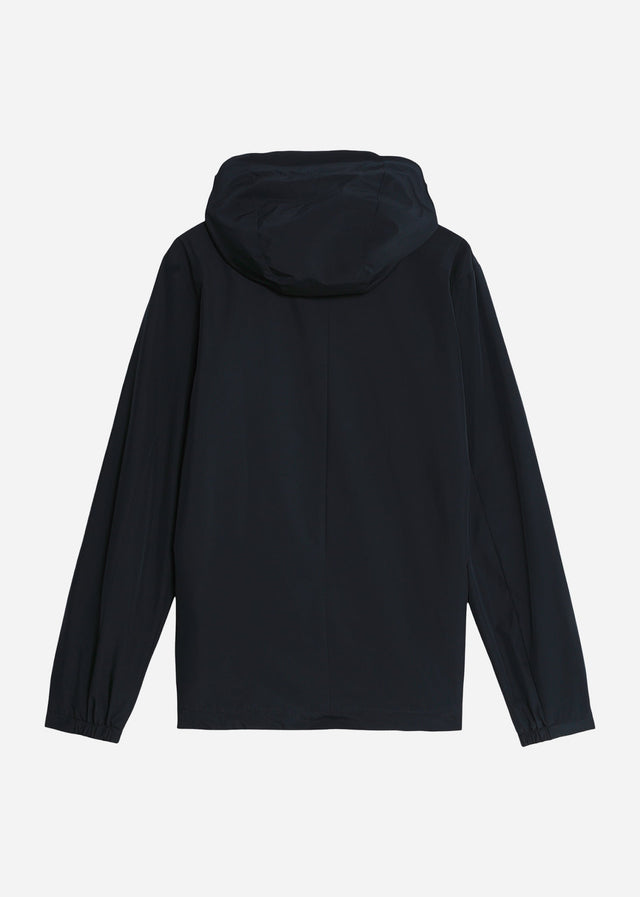 Lyle & Scott Jassen Lightweight hooded zip through jacket - dark navy