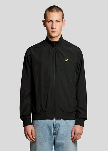 Lyle Scott Jassen Funnel neck shell jacket - jet black