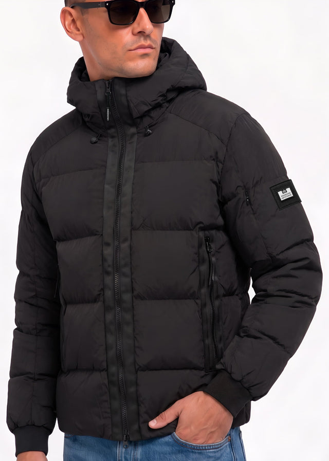 Weekend Offender Jassen Dam jacket with facemask - black