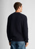 Lyle & Scott Truien  Shaker stitch mock neck - dark navy 