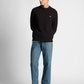 Lyle & Scott Truien  Shaker stitch mock neck - jet black 