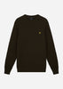 Lyle & Scott Truien  Grid knit crew neck jumper - mountain moss 