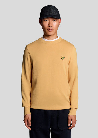 Lyle Scott Truien Cotton crew neck jumper - honeycomb