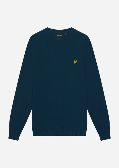 Lyle & Scott Truien  Cotton merino crew jumper - apres navy 