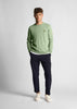 Lyle & Scott Truien  Cotton merino crew jumper - glencoe green 