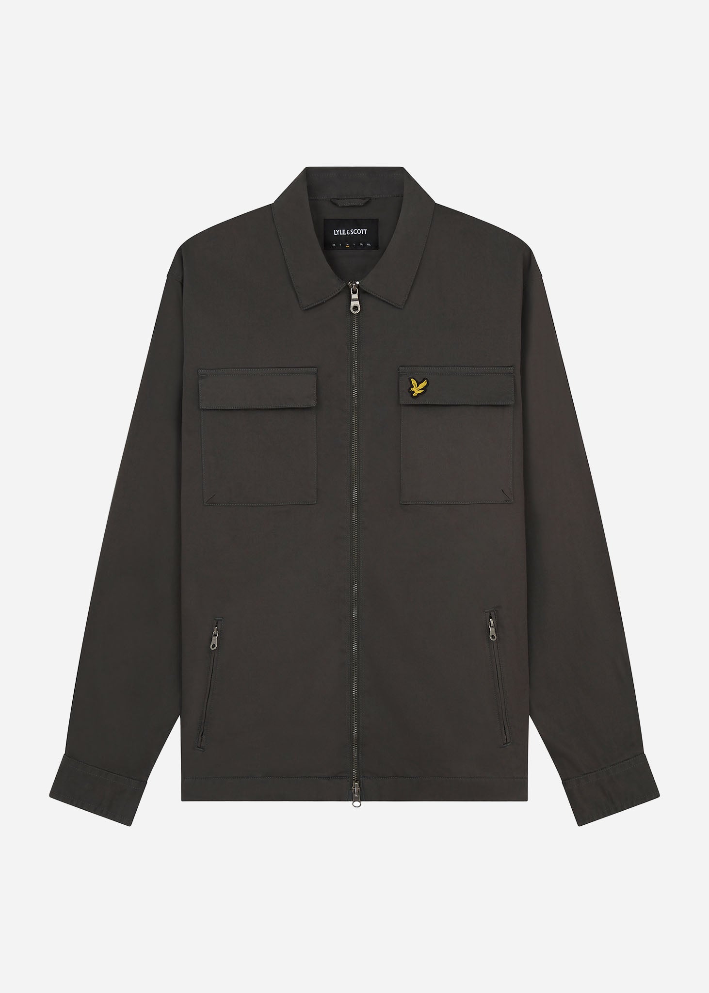 Lyle & Scott Overshirts  Cotton twill overshirt - gunmetal 