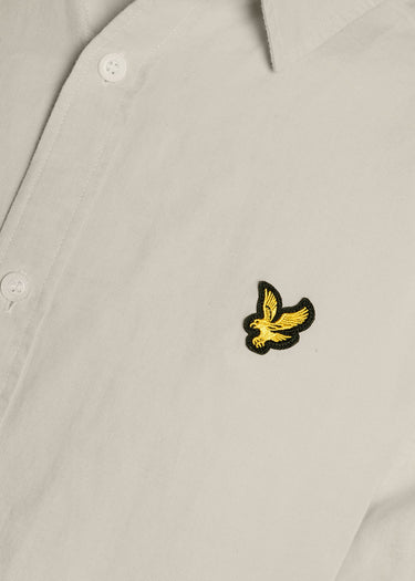 Lyle & Scott Overhemden Long sleeve linen blend shirt - cove