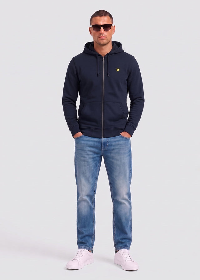 Lyle & Scott Vesten Zip through hoodie - dark navy