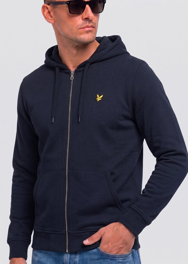 Lyle & Scott Vesten Zip through hoodie - dark navy