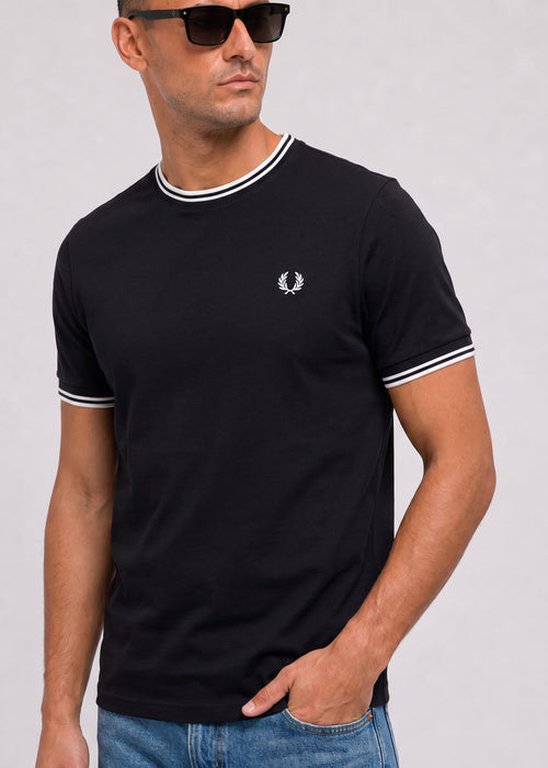 Twin tipped t-shirt - black
