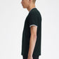 Fred Perry T-shirts  Twin tipped t-shirt - night green snow white 