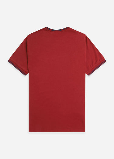 Fred Perry T-shirts Twin tipped t-shirt - burnt red navy