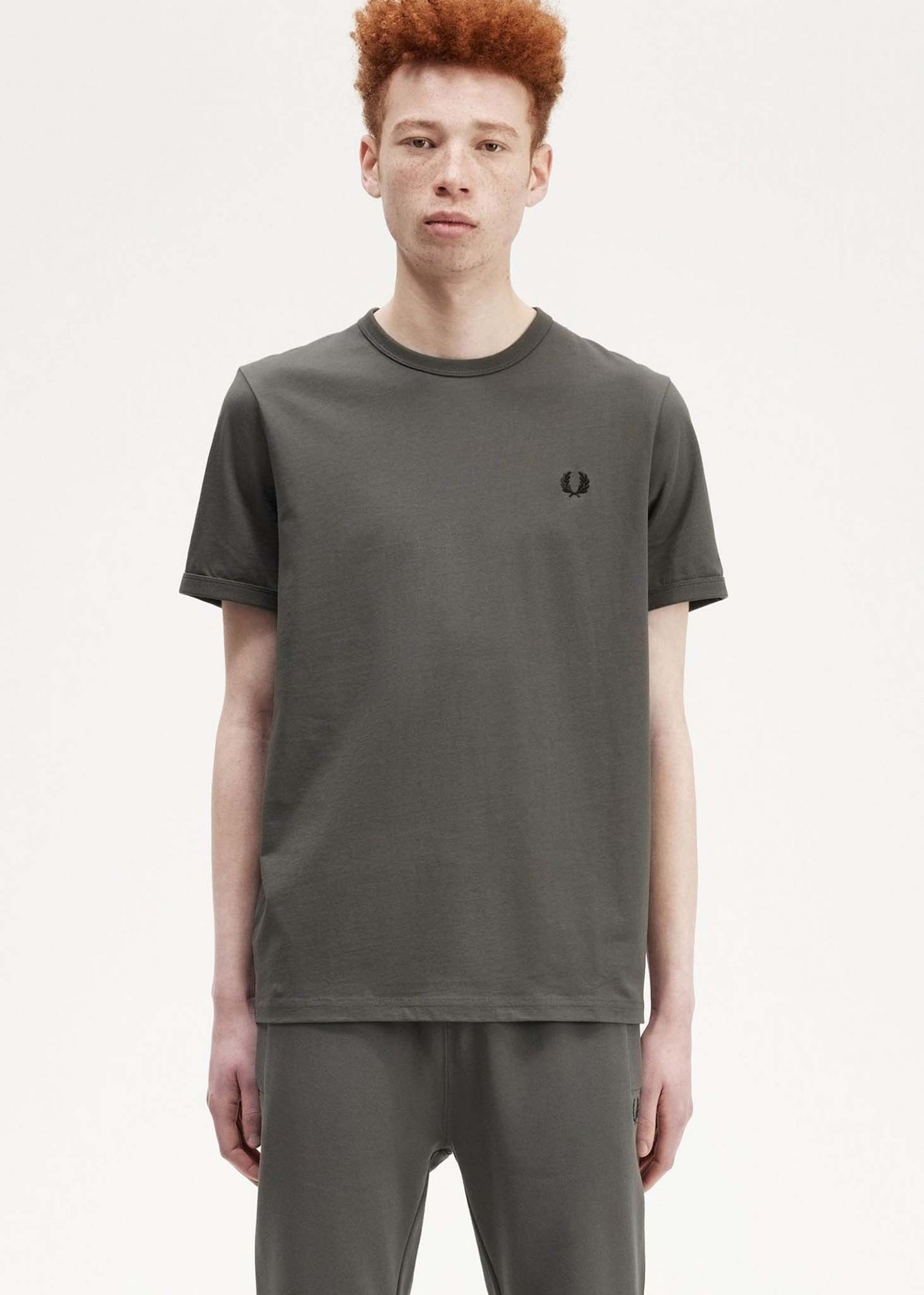 Fred Perry T-shirts  Ringer t-shirt - field green 