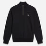 Fred Perry Truien Half zip sweat-shirt - black