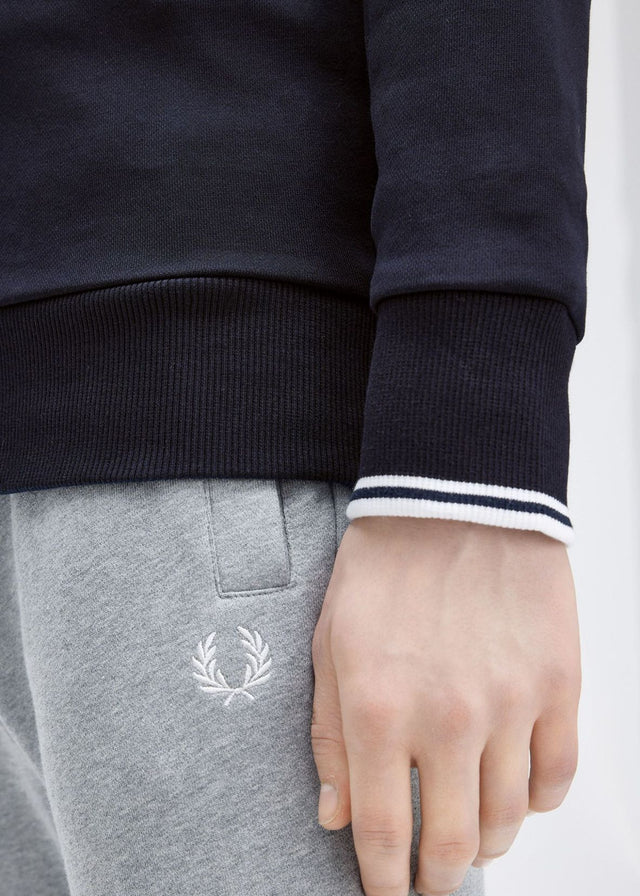 Fred Perry Truien  Half zip sweatshirt - navy 