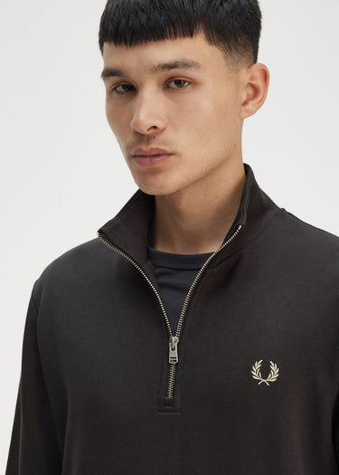 Fred Perry Truien Half zip sweat-shirt - Anchor Grey Oatmeal