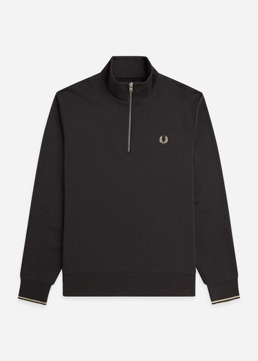 Fred Perry Truien Half zip sweat-shirt - Anchor Grey Oatmeal