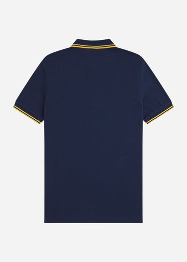 Fred Perry Polo's Twin tipped fred perry shirt - tennis blue lenom barley