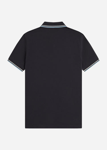 Fred Perry Polo's Twin tipped fred perry shirt - anchor grey ecru ball boy blue