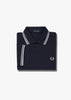 Fred Perry Polo's  Twin tipped Fred Perry shirt - navy white 