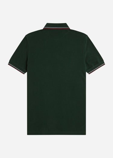 Fred Perry Polo's Twin tipped fred perry shirt - grassroots stockport blue oxblood