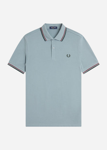 Fred Perry Polo's Twin tipped fred perry shirt - stockport blue oxblood grassroots