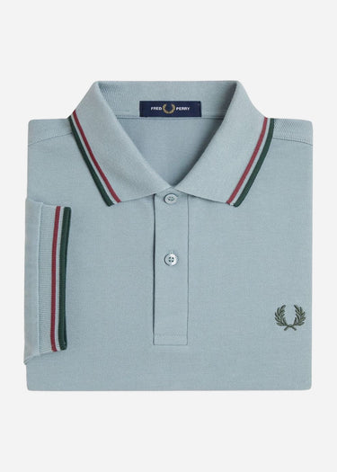Fred Perry Polo's Twin tipped fred perry shirt - stockport blue oxblood grassroots