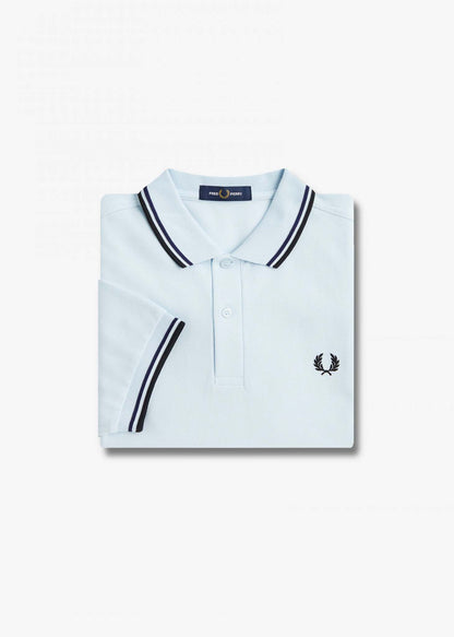 Fred Perry Polo's  Twin tipped fred perry shirt - light ice 