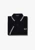 Fred Perry Polo's  Twin tipped fred perry shirt - black light ice 