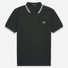Fred Perry Polo's Twin tipped fred perry polo shirt- nightgreen snow white