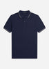 Fred Perry Polo's Twin tipped fred perry polo shirt- tnsbl slvrbl nvy