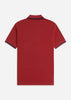 Fred Perry Polo's Twin tipped fred perry polo shirt- burnt red navy