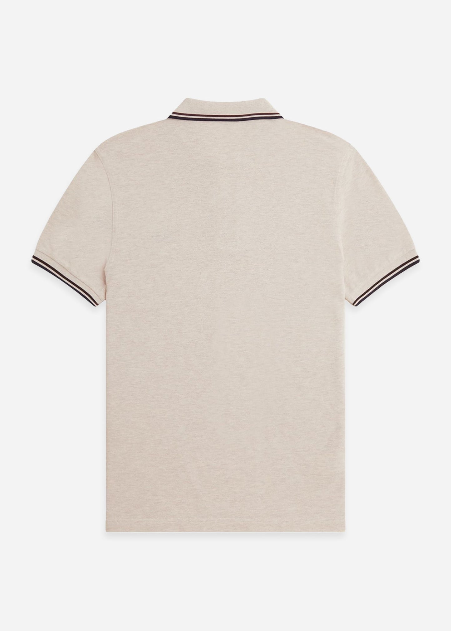 Fred Perry Polo's Twin tipped fred perry polo shirt- porridge marl brick anchor grey