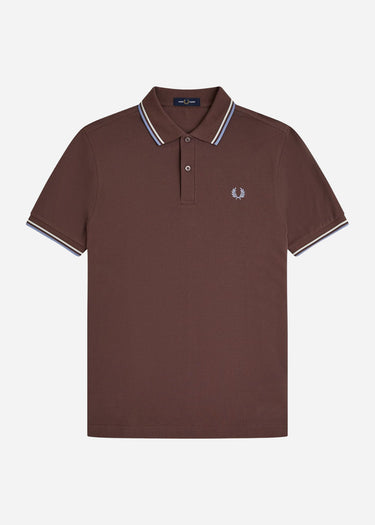 Fred Perry Polo's Twin tipped fred perry shirt - crbri ecr lghsmo