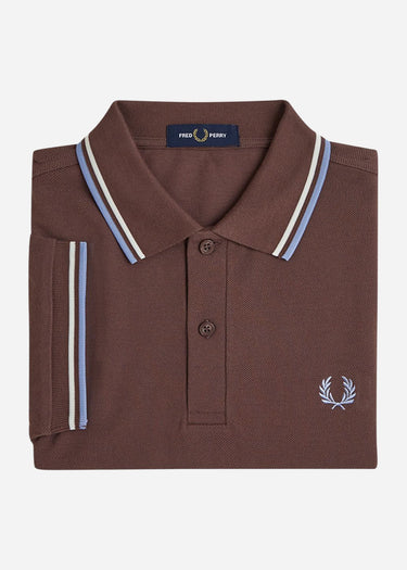 Fred Perry Polo's Twin tipped fred perry shirt - crbri ecr lghsmo