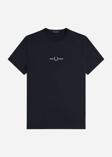 Fred Perry T-shirts Embroidered tshirt - navy