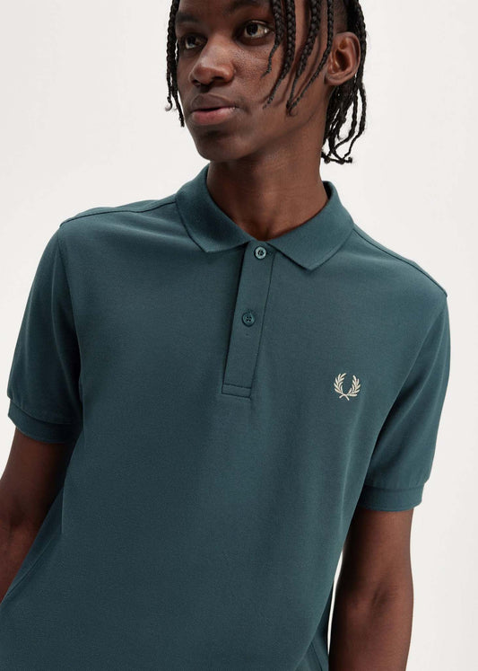 Fred Perry Polo's  Plain fred perry shirt - petrol blue 