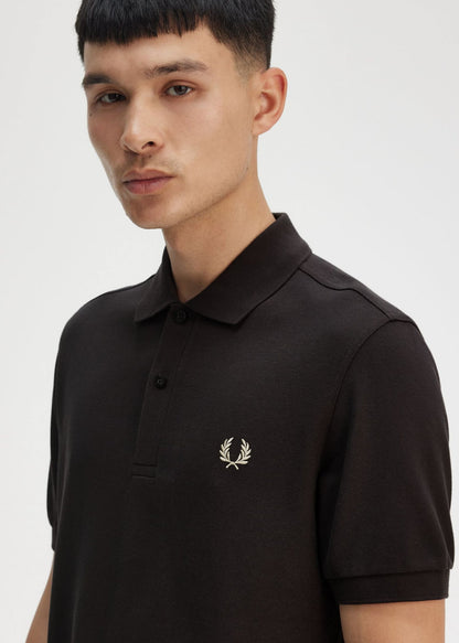 Fred Perry Polo's The fred perry polo shirt- Anchor Grey Oatmeal