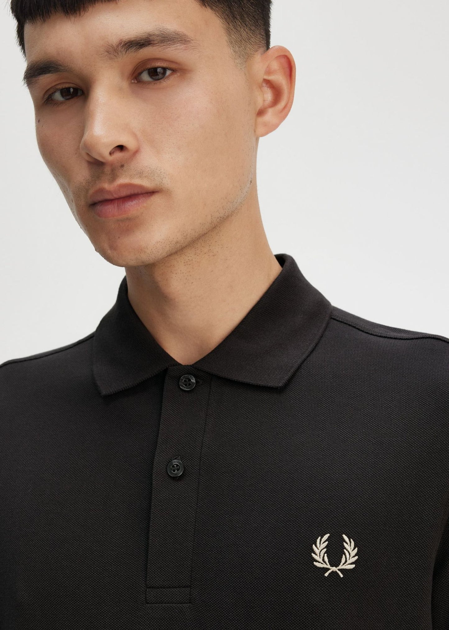 Fred Perry Polo's The fred perry polo shirt- Anchor Grey Oatmeal