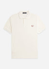 Fred Perry Polo's The fred perry polo shirt- lghecru cinnamon