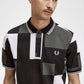 Fred Perry Polo's  Pixel print fred perry shirt - light ice 