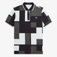 Fred Perry Polo's  Pixel print fred perry shirt - light ice 