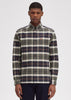 Fred Perry Overhemden  Brushed tartan shirt - field green 