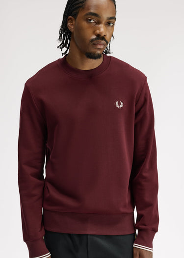 Fred Perry Truien Crew neck sweatshirt - oxblood ecru