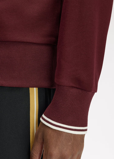 Fred Perry Truien Crew neck sweatshirt - oxblood ecru