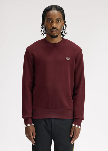 Fred Perry Truien Crew neck sweatshirt - oxblood ecru