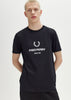 Fred Perry T-shirts  Fred perry graphic t-shirt - black 