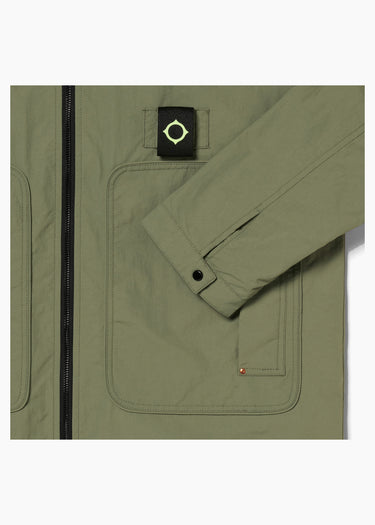MA.Strum Jassen Velum runner jacket - brinze green