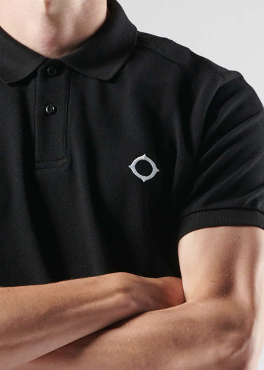 MA.Strum Polo's SS pique polo - jet black